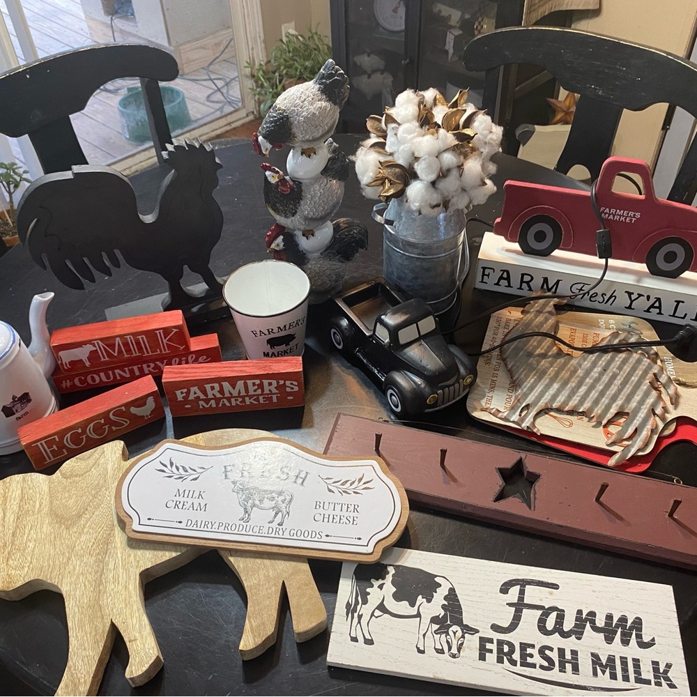 Farmhouse Decor lot // 21 pieces